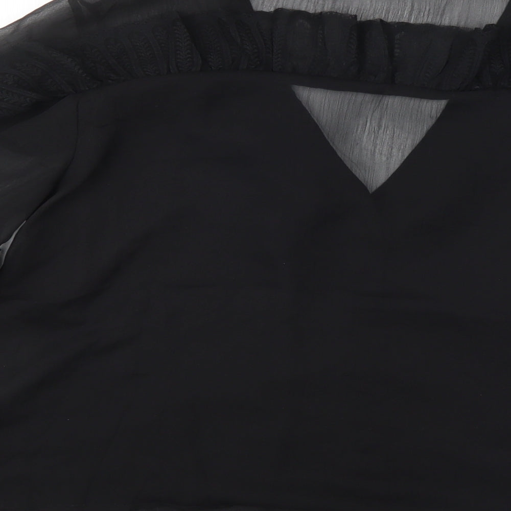 ASOS Womens Black   Basic Button-Up Size 14
