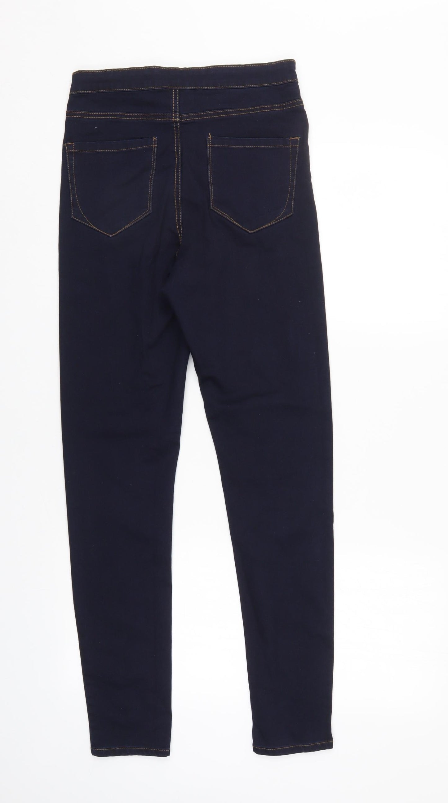 Denim & Co. Womens Blue  Denim Tapered Jeans Size 10 L30 in
