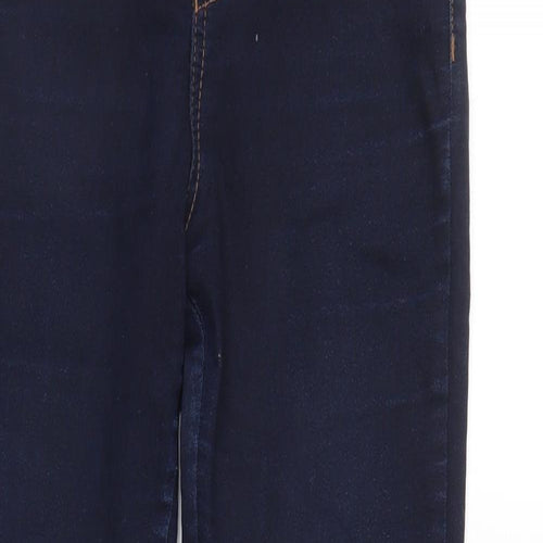 Denim & Co. Womens Beige  Denim Tapered Jeans Size 10 L30 in