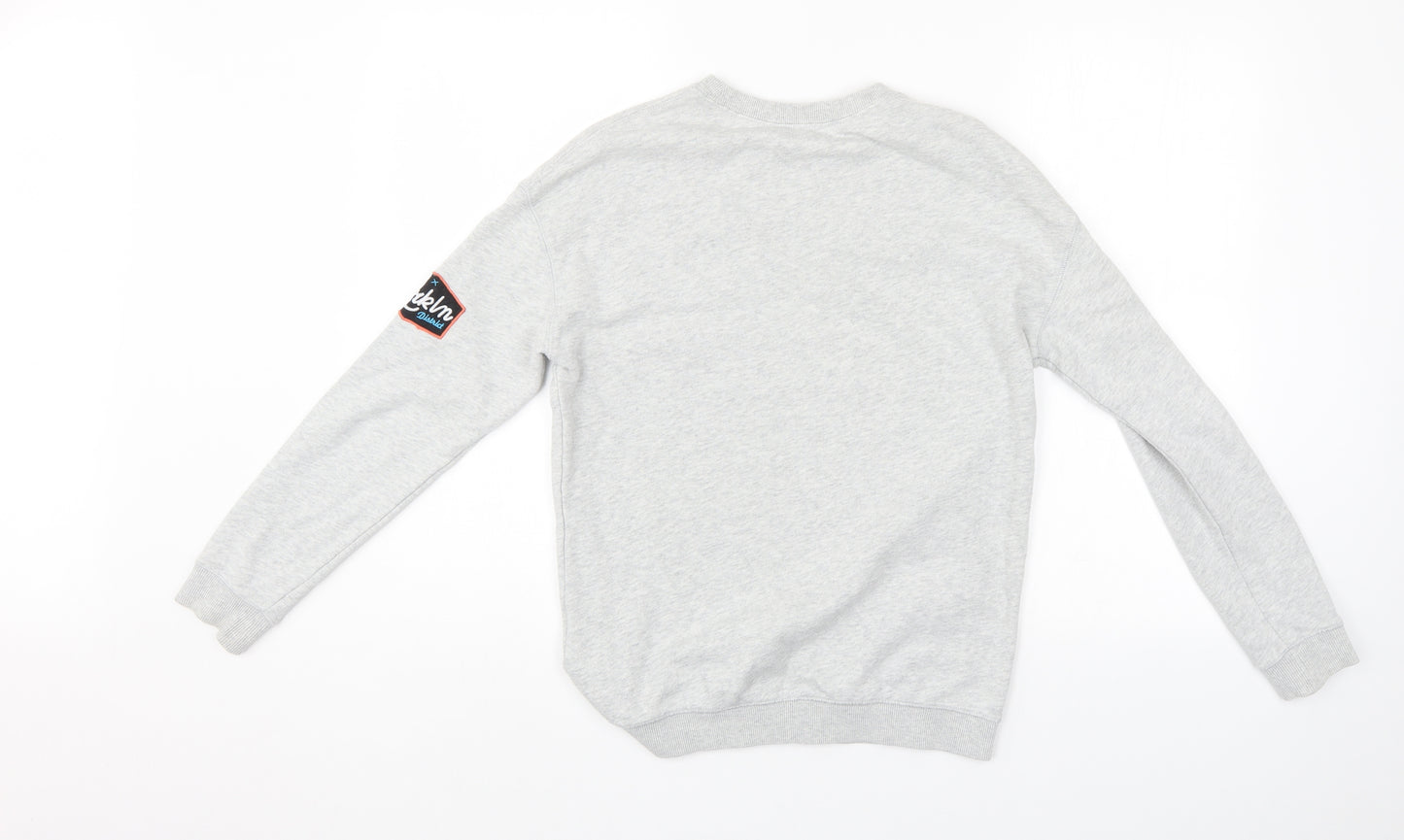 H&M Boys Grey   Pullover Sweatshirt Size 11-12 Years