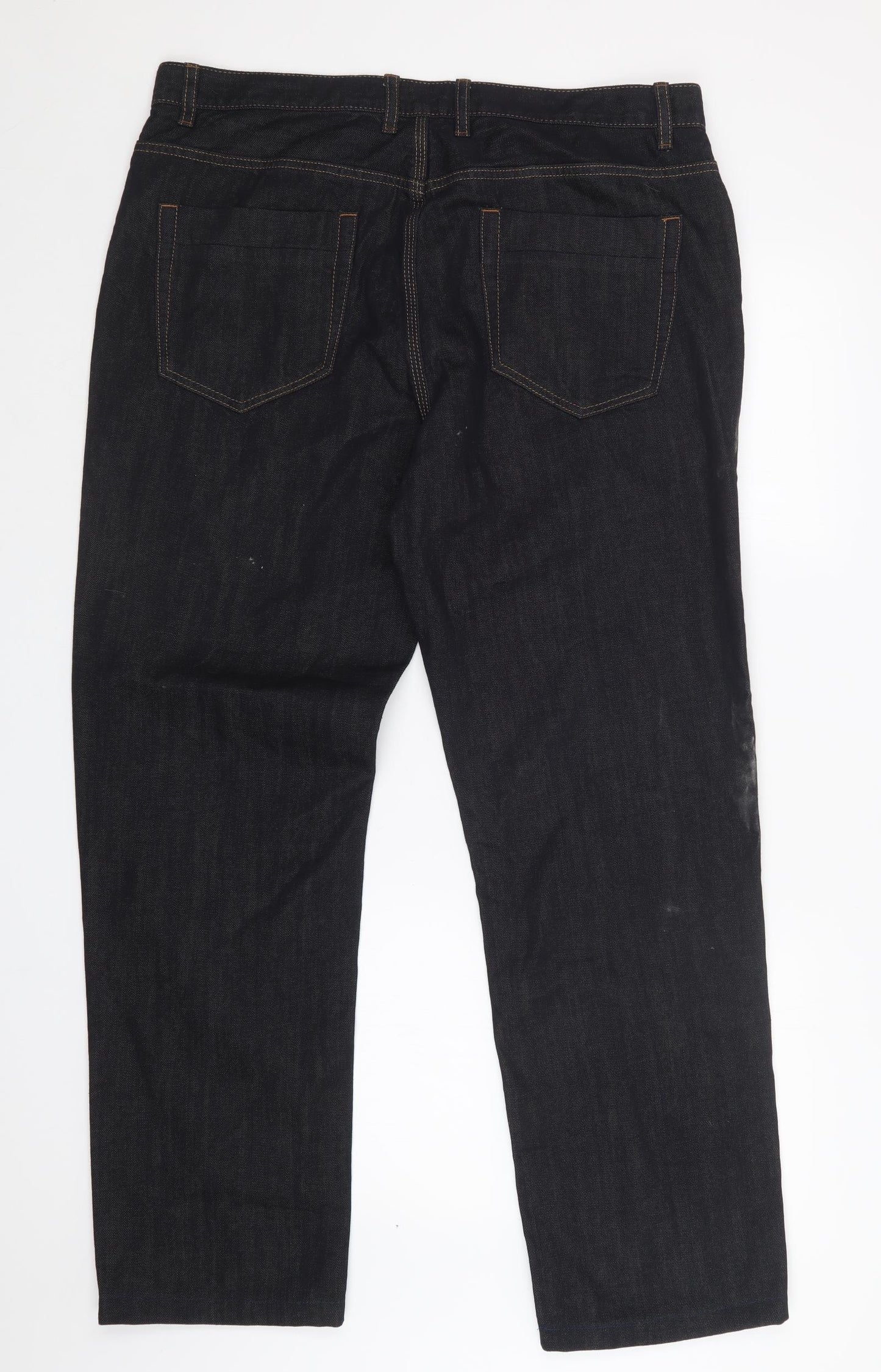 NEXT Mens Black   Straight Jeans Size 36 in L30 in - LONG