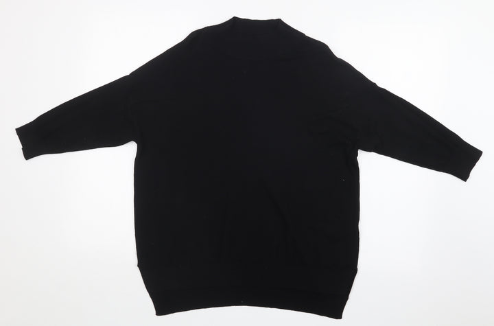 F&F Womens Black Pullover Jumper Size 14