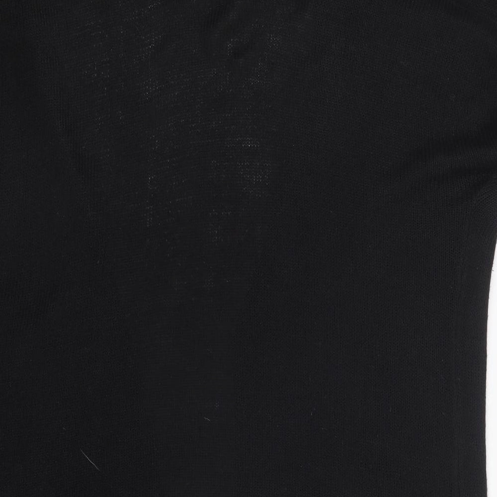 SONJA BLANK Womens Black   Cardigan Jumper Size 18