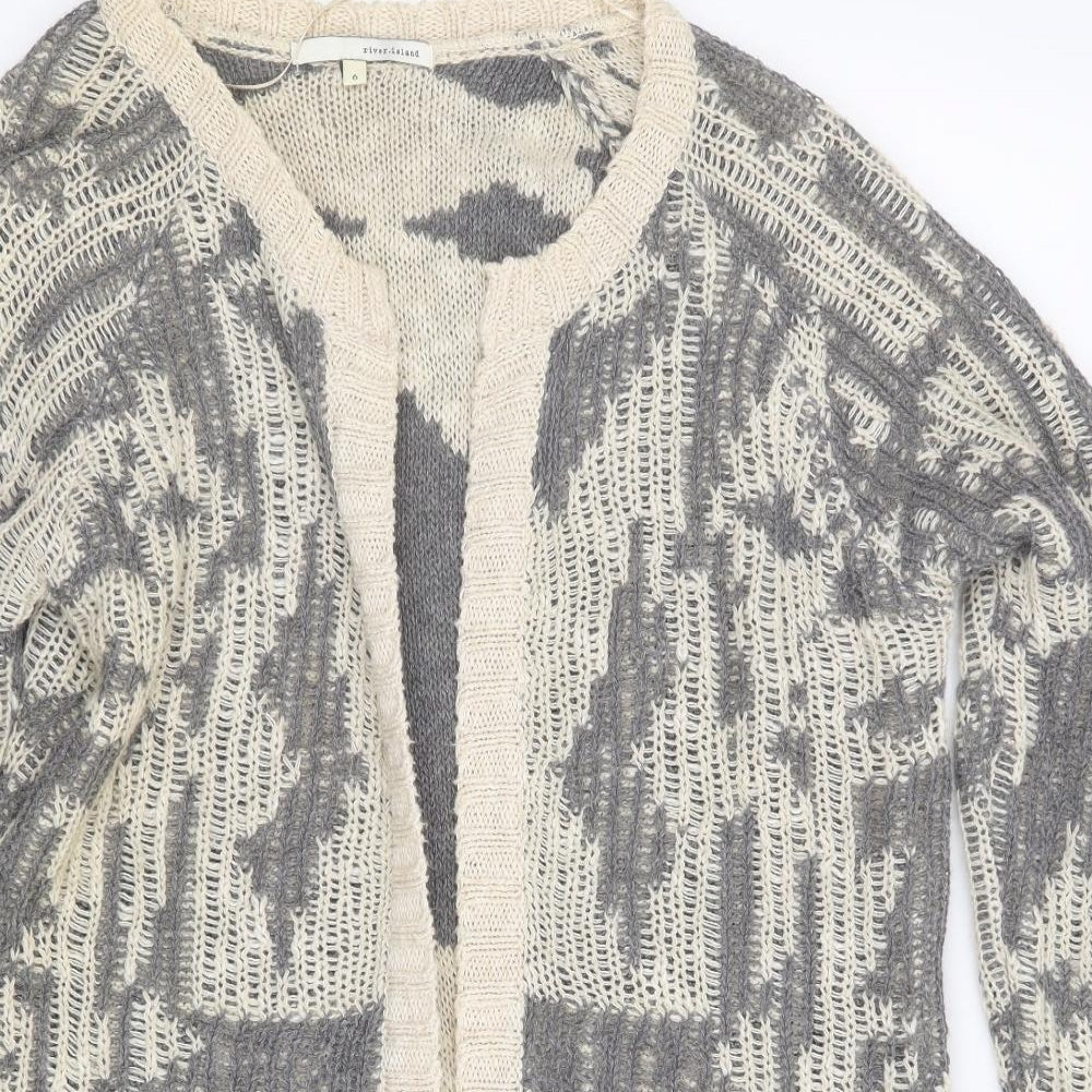 River Island Womens Multicoloured   Cardigan Jumper Size 6