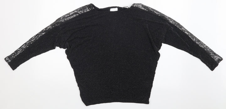 Dorothy Perkins Womens Black   Basic Blouse Size 8