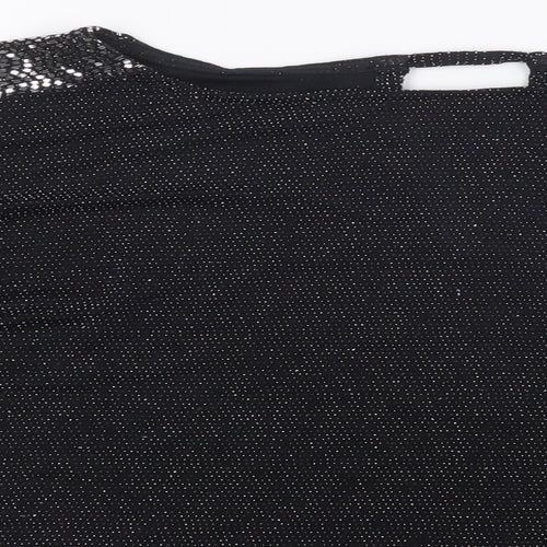 Dorothy Perkins Womens Black   Basic Blouse Size 8