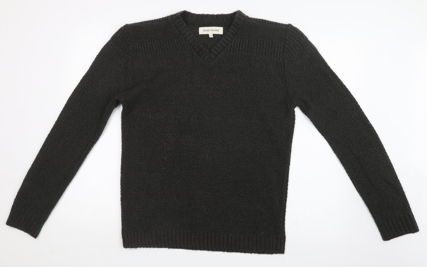 River Island Mens Green   Pullover Jumper Size M