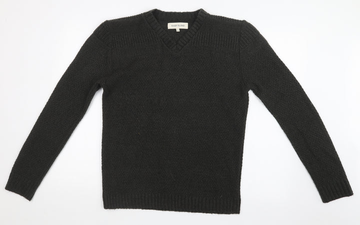 River Island Mens Green   Pullover Jumper Size M