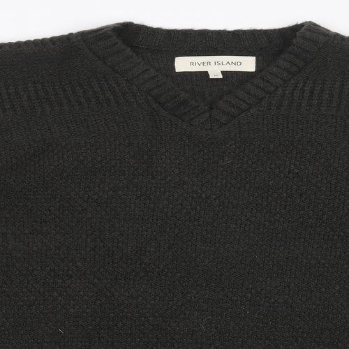 River Island Mens Green   Pullover Jumper Size M