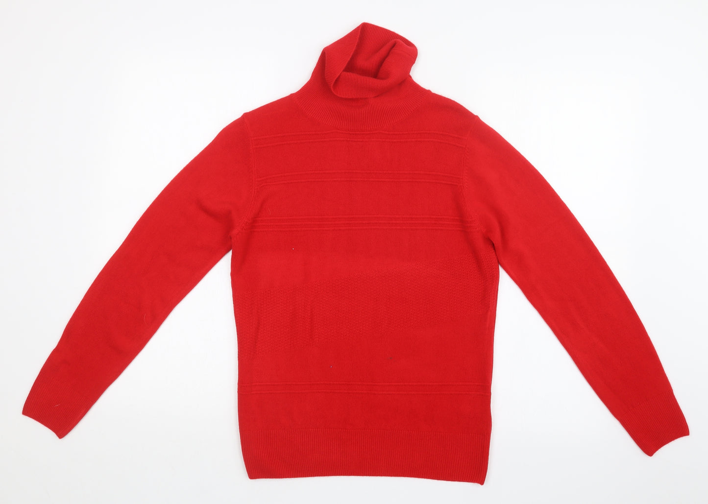 BASSINI Womens Red   Pullover Jumper Size S