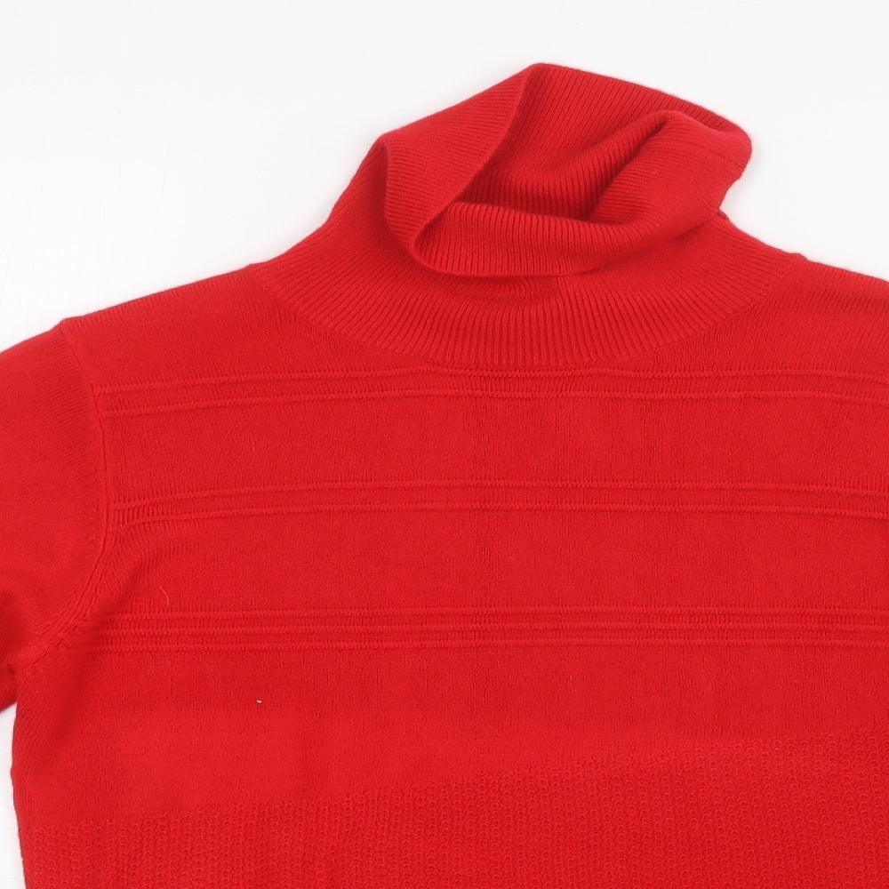 BASSINI Womens Red   Pullover Jumper Size S