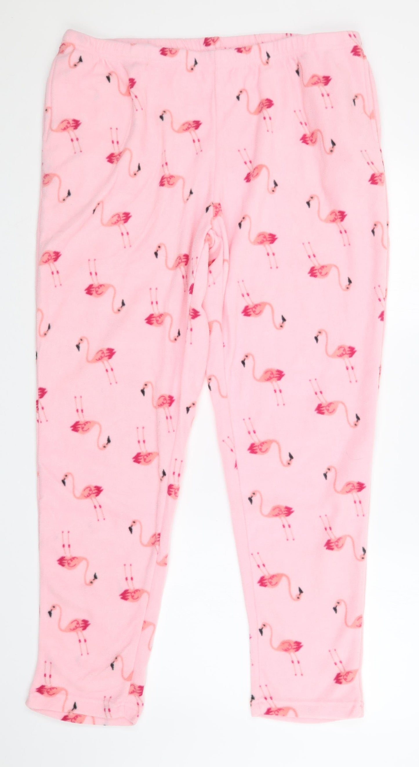 FOZBURY Womens Pink Solid   Pyjama Pants Size 16