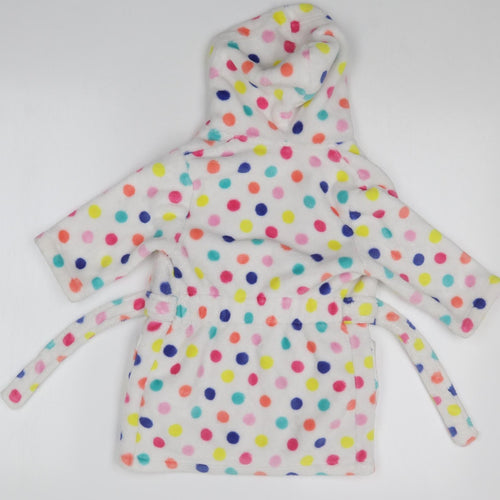 Mothercare Girls Multicoloured Spotted  Top Robe Size 2 Years