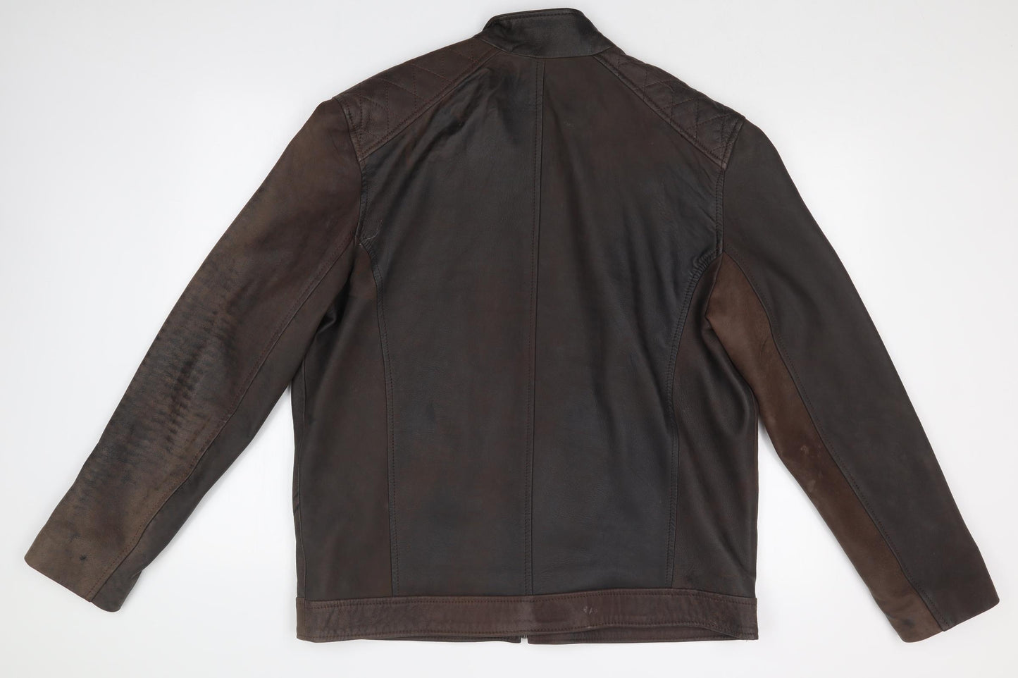 CARLO ROSSELLI Mens Brown   Overcoat Coat Size L