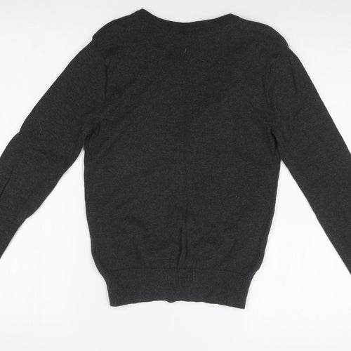 H&M Womens Grey   Cardigan Jumper Size XS