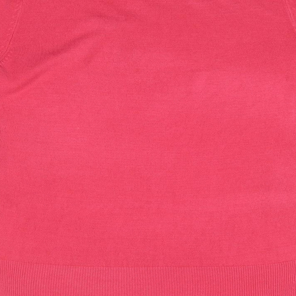 M&S Womens Pink   Pullover Jumper Size S