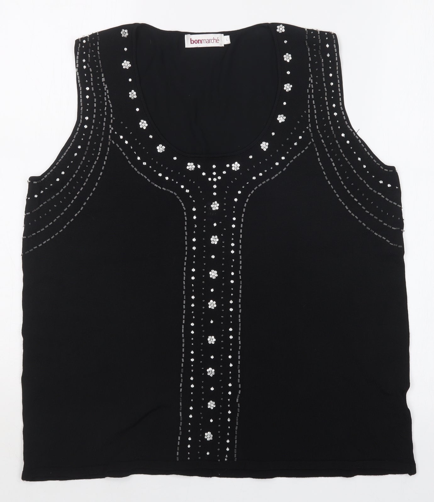 Bonmarché Womens Black   Basic Blouse Size L