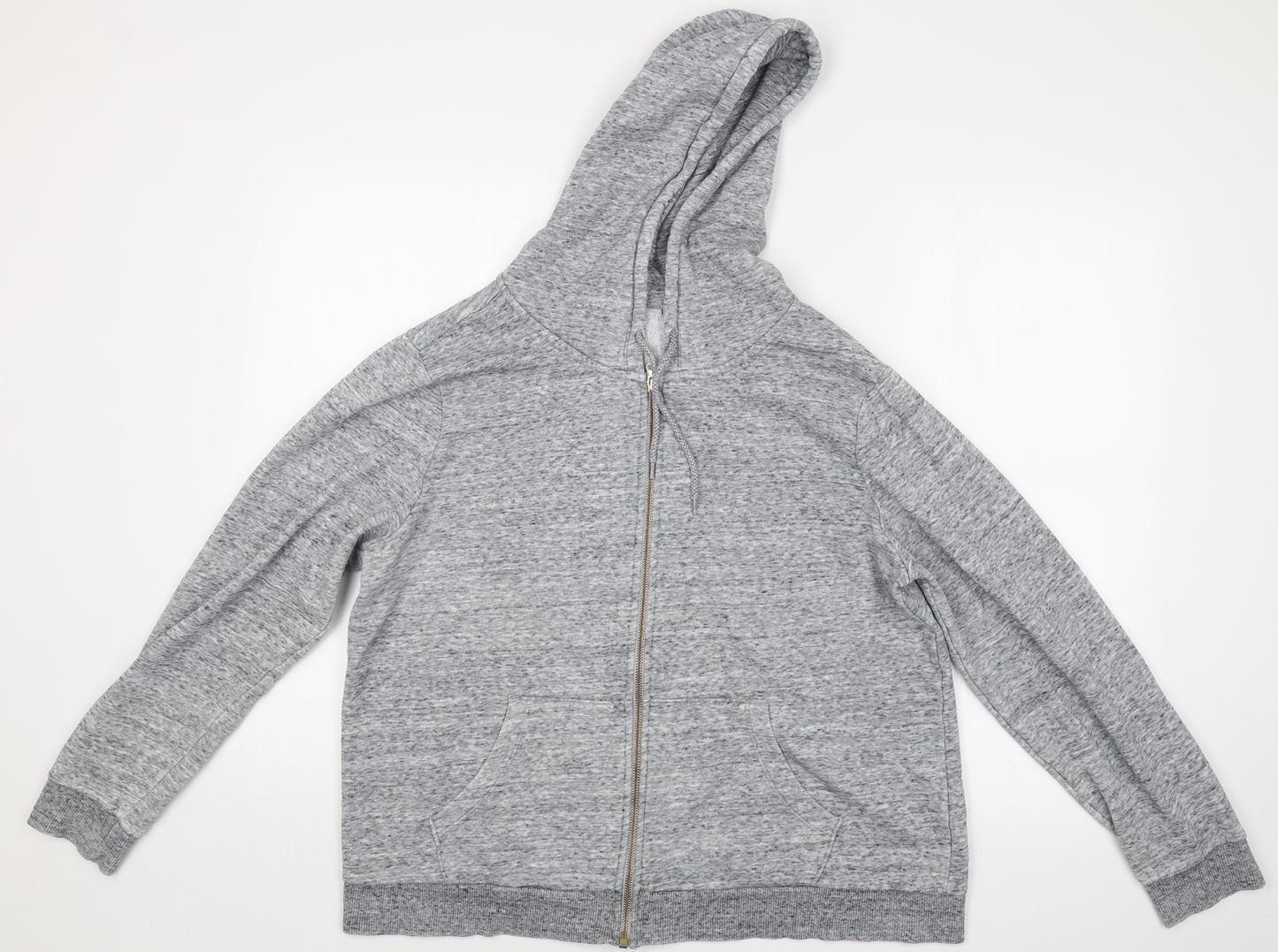 Matalan Womens Grey   Full Zip Hoodie Size L