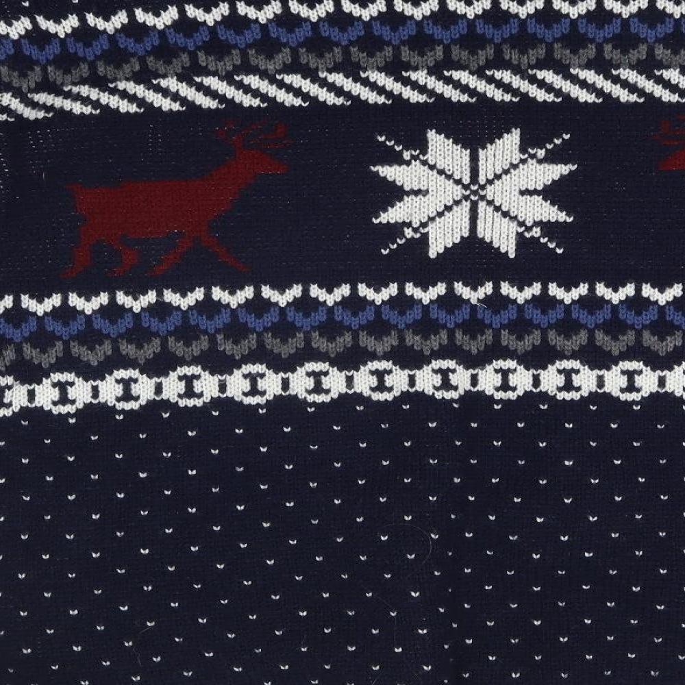 STAG AND HART Mens Multicoloured   Pullover Jumper Size M  - Christmas