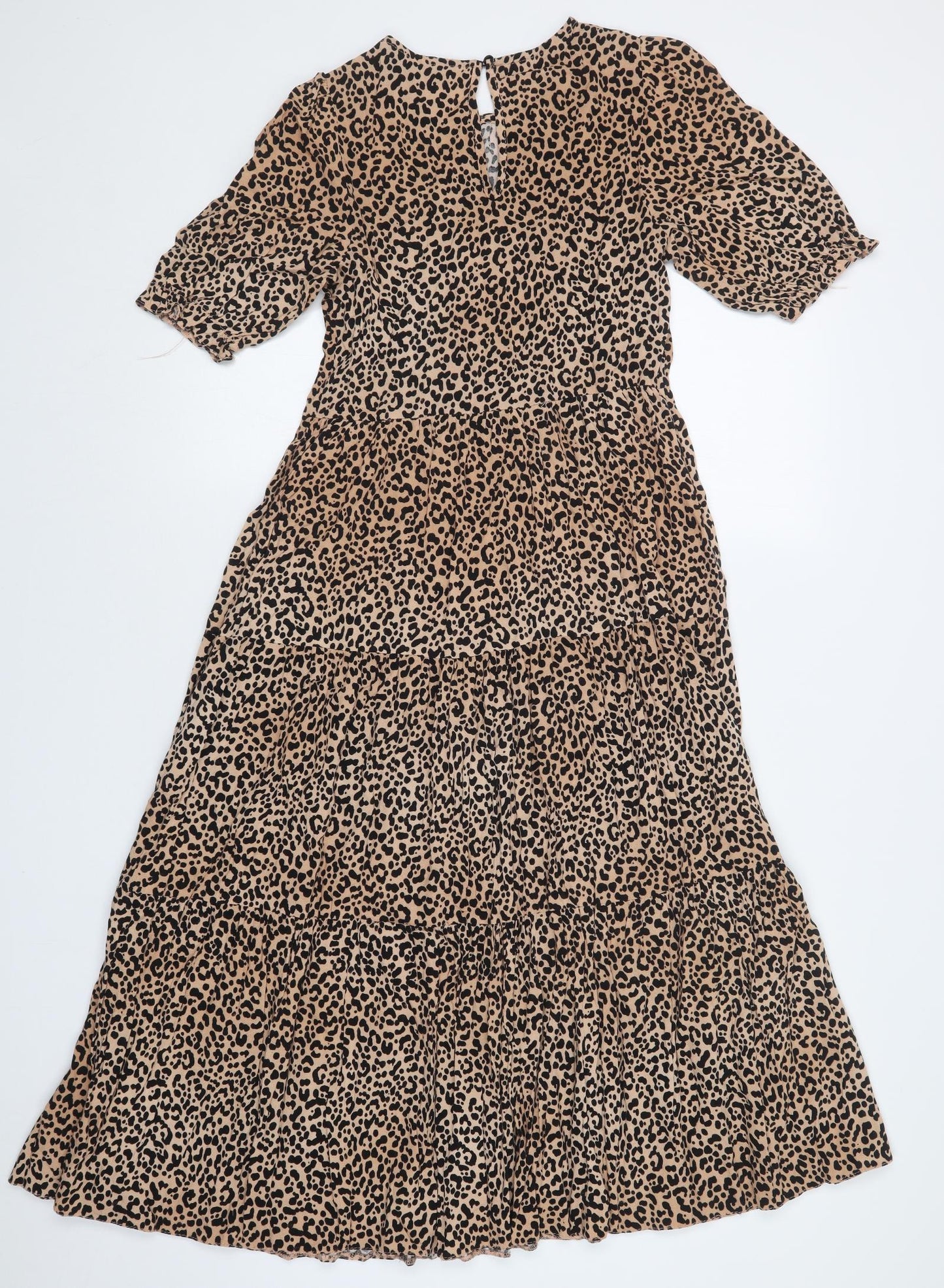 New Look Womens Brown Animal Print  Maxi  Size 6