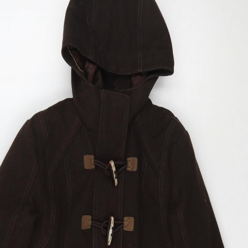 Merrell Womens Brown   Overcoat Coat Size XS