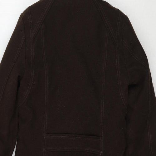 Merrell Womens Brown   Overcoat Coat Size XS