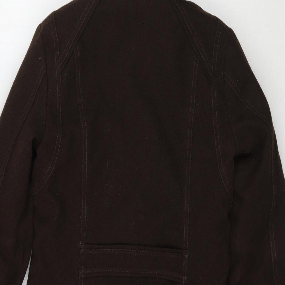 Merrell Womens Brown   Overcoat Coat Size XS