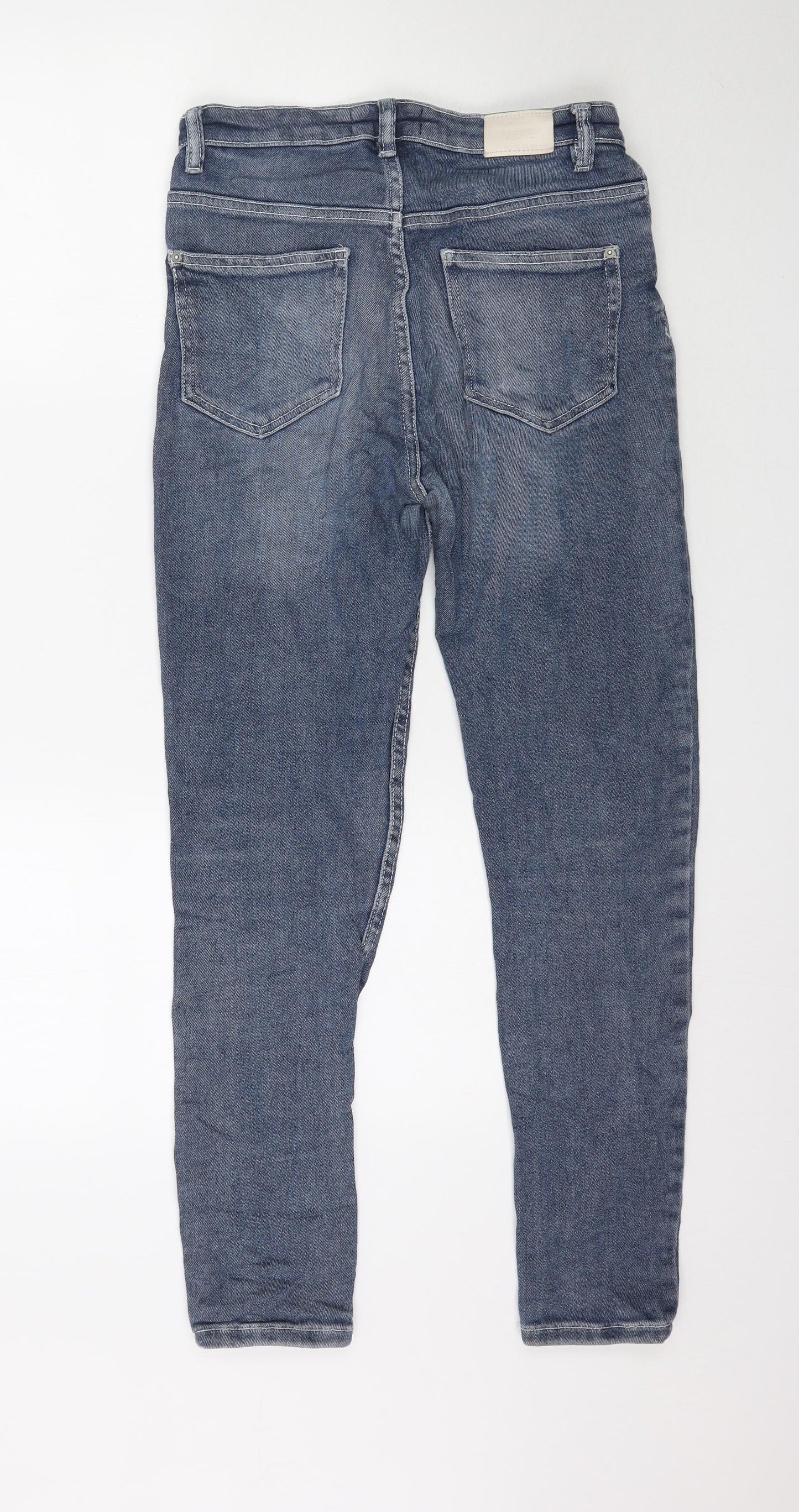 RESERVED Womens Blue  Denim Skinny Jeans Size 10 L28 in