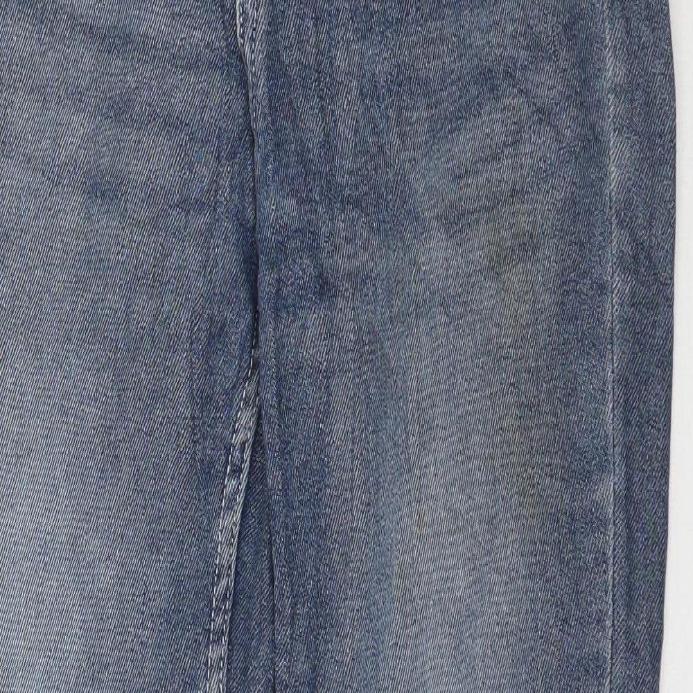RESERVED Womens Blue  Denim Skinny Jeans Size 10 L28 in