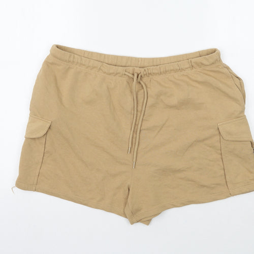 H&M Womens Beige   Sweat Shorts Size L
