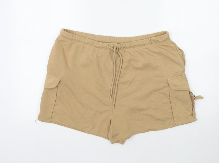 H&M Womens Beige Sweat Shorts Size L
