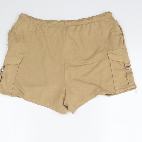 H&M Womens Beige   Sweat Shorts Size L