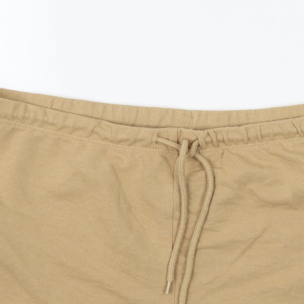 H&M Womens Beige   Sweat Shorts Size L