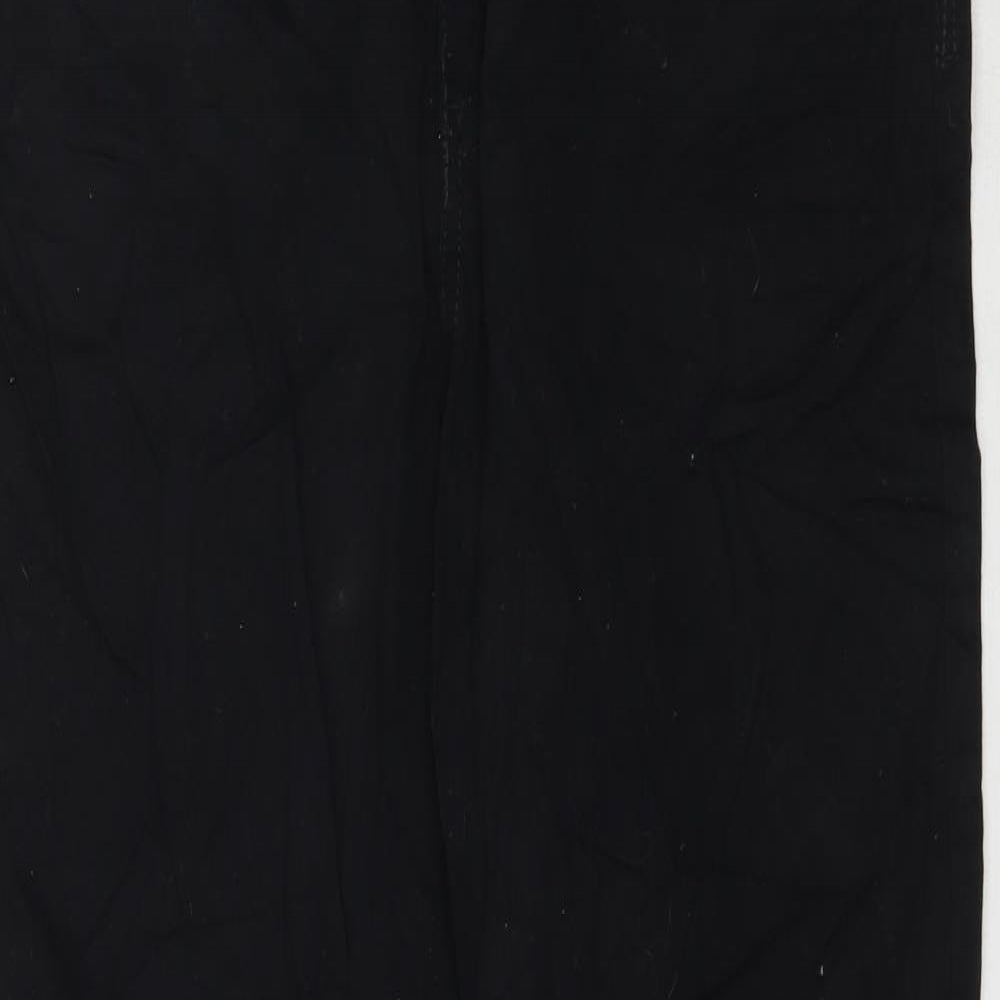 Kappahi Womens Black  Denim Straight Jeans Size 8 L28 in