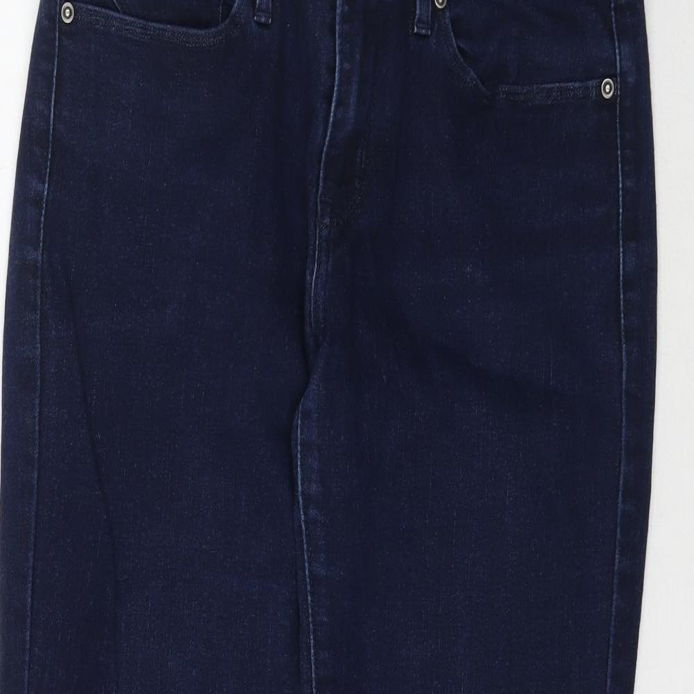 Levi's Womens Blue  Denim Straight Jeans Size 28 L29 in