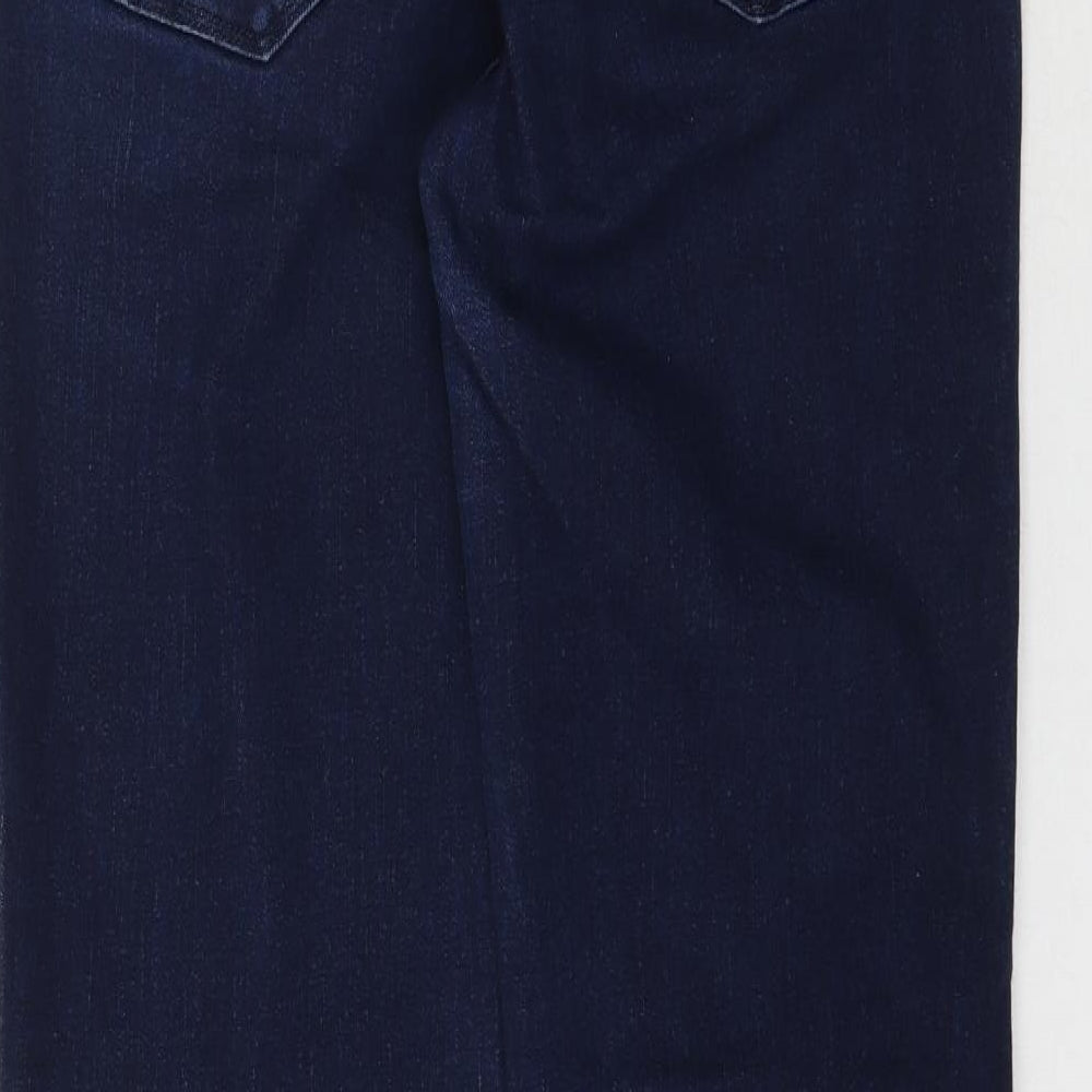 Levi's Womens Blue  Denim Straight Jeans Size 28 L29 in