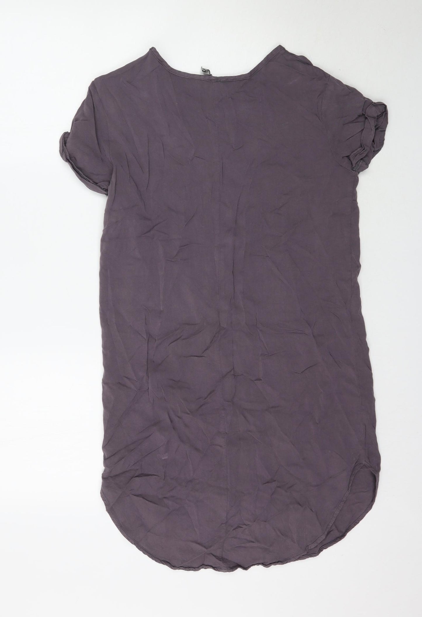 H&M Womens Purple   T-Shirt Dress  Size 8  - Short Dress / Long top