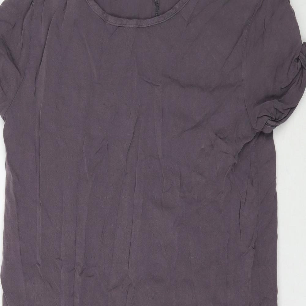 H&M Womens Purple   T-Shirt Dress  Size 8  - Short Dress / Long top