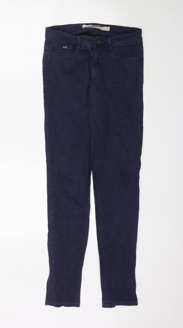 Zara Womens Blue  Denim Skinny Jeans Size 6 L33 in
