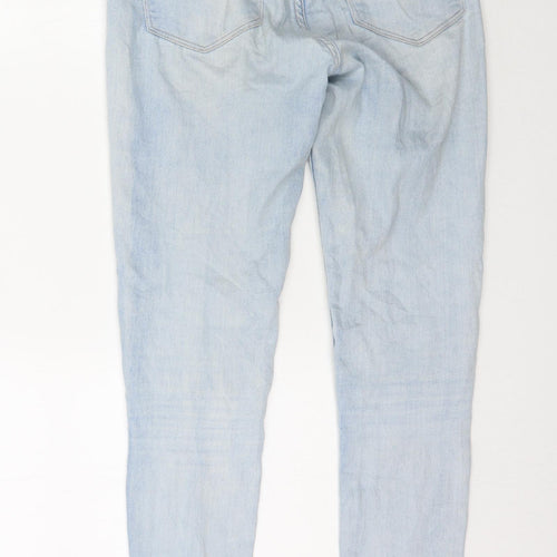 H&M Womens Blue  Denim Skinny Jeans Size 8 L30 in