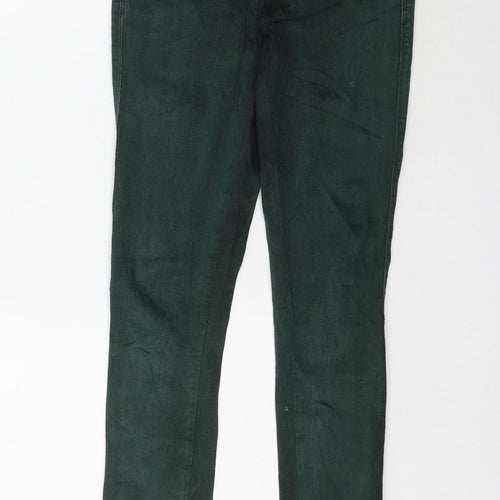 Only Womens Green  Denim Skinny Jeans Size 8 L32 in