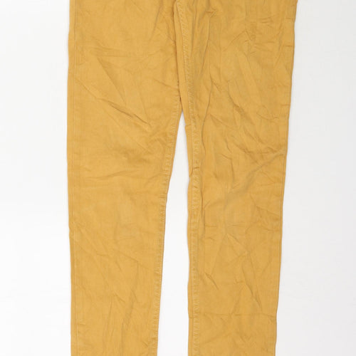 Carg Jeans Womens Yellow  Denim Skinny Jeans Size 30 in L32 in - Mustard