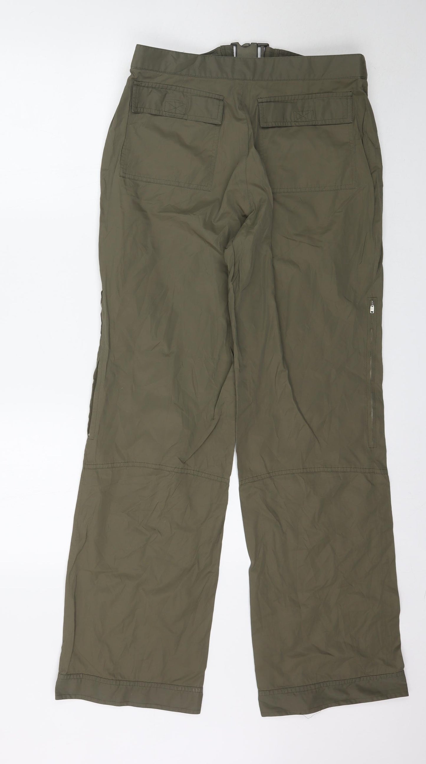 Gina Womens Green   Cargo Trousers Size 14 L32 in