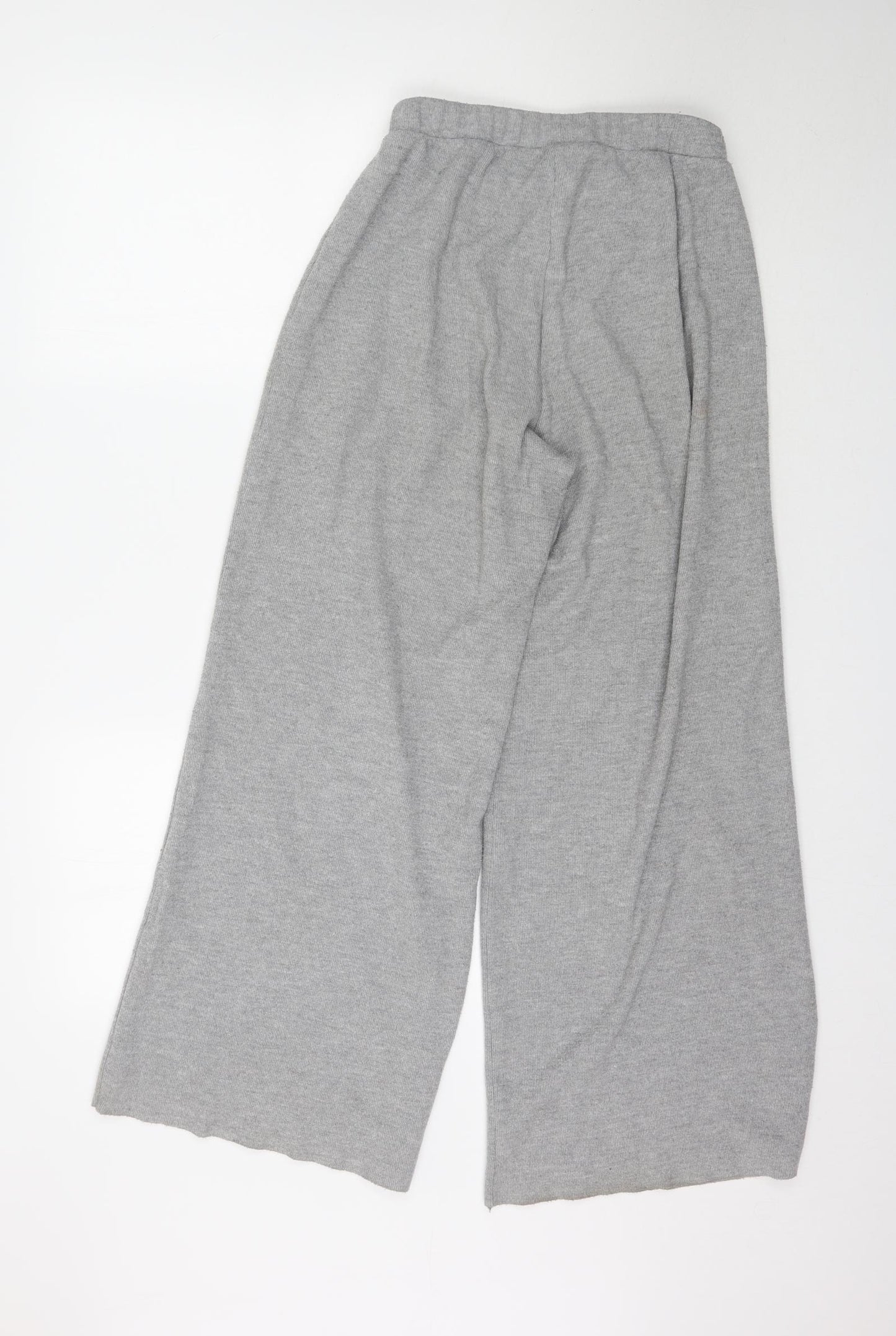 Zara Womens Grey  Knit Trousers  Size M L30 in