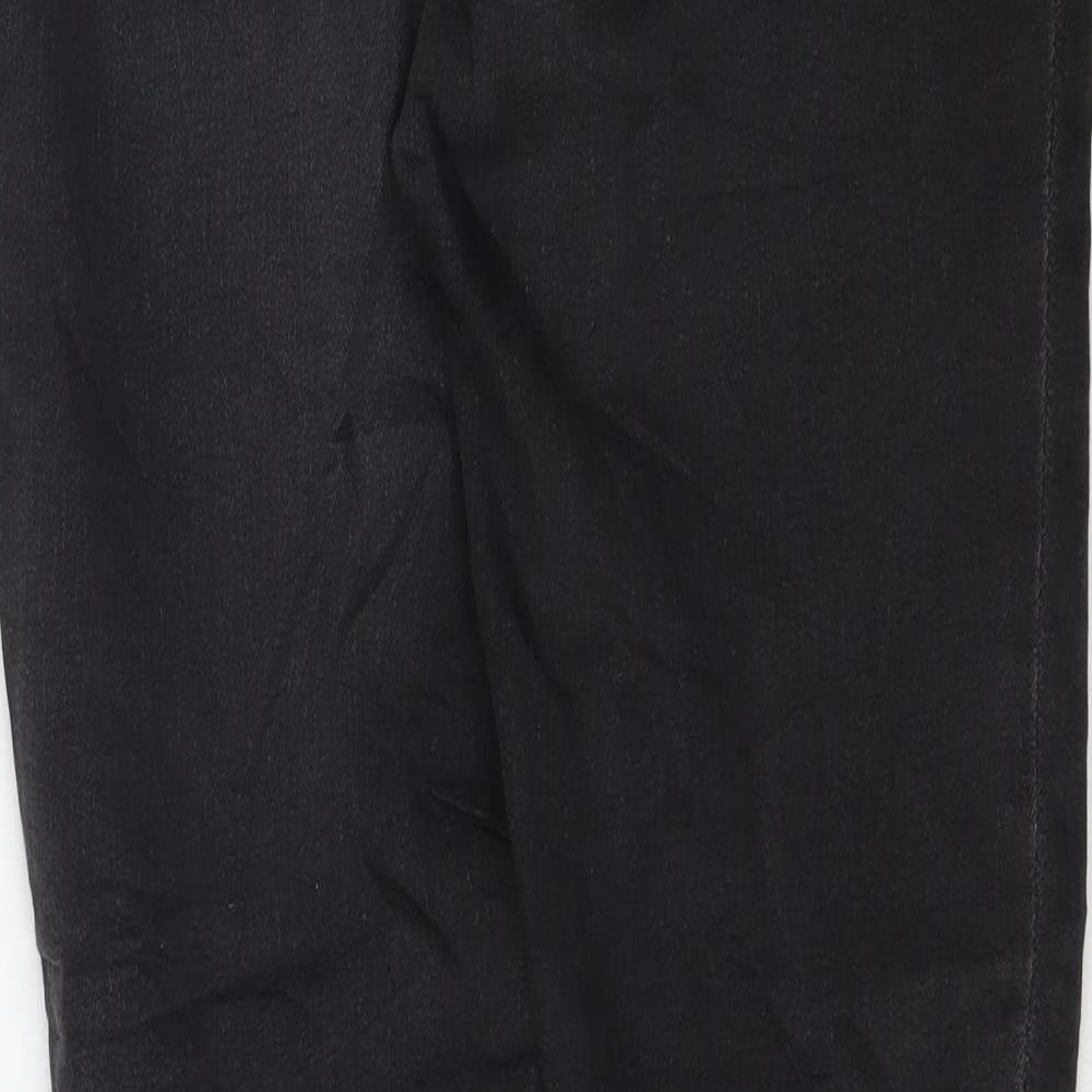 H&M Womens Black  Denim Tapered Jeans Size 12 L31 in