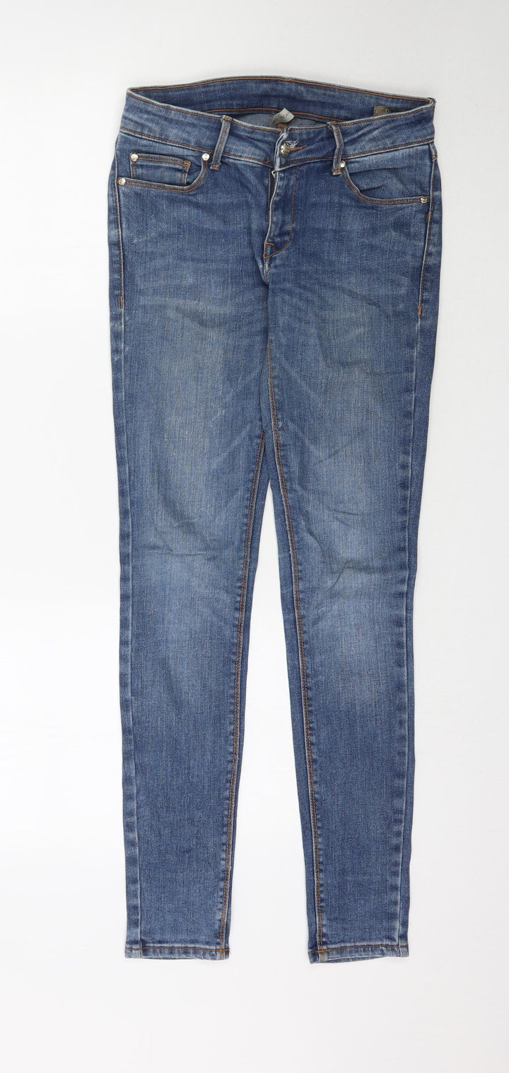 Olivia Womens Blue  Denim Skinny Jeans Size 4 L31 in
