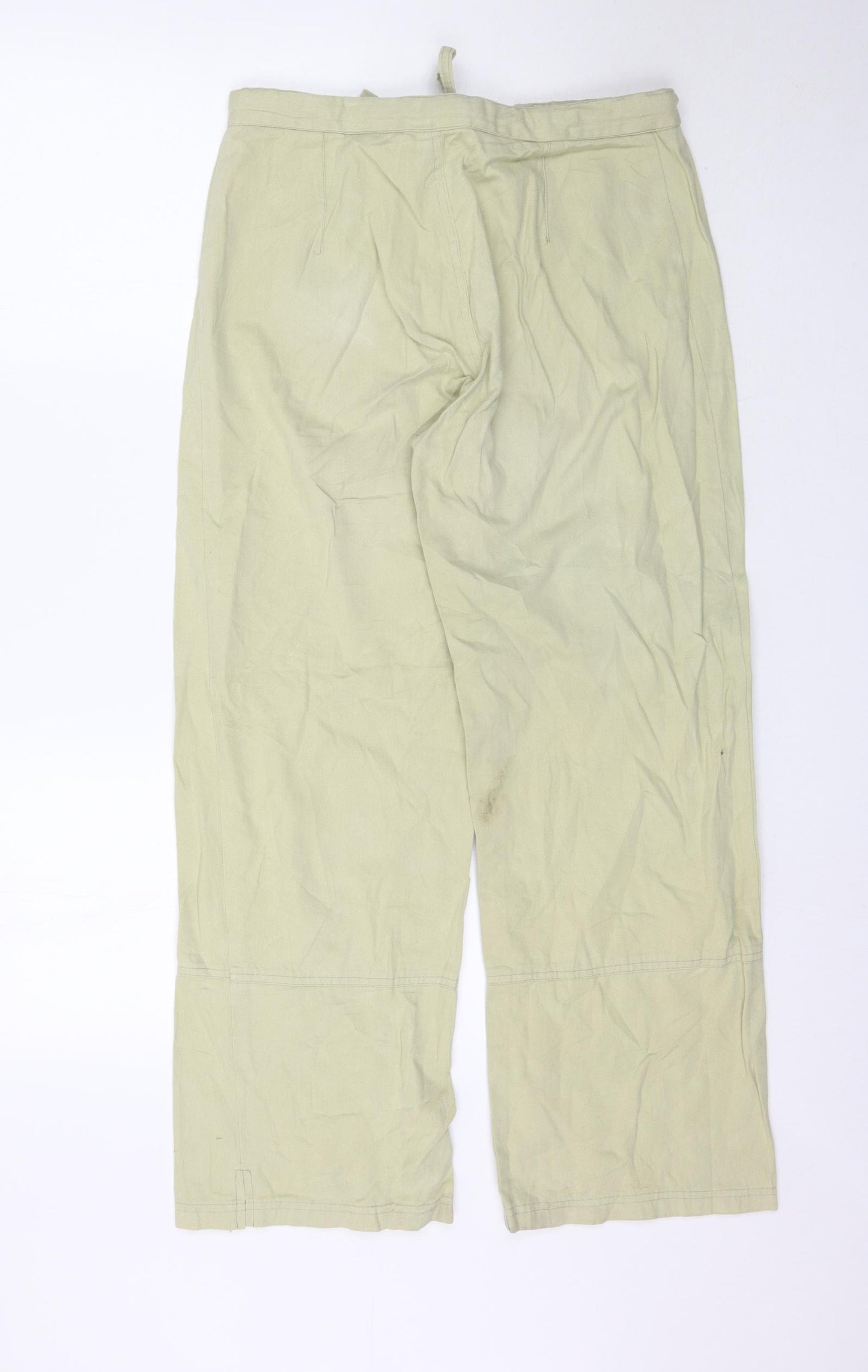 Bee Feel Womens Green   Trousers  Size L L28 in