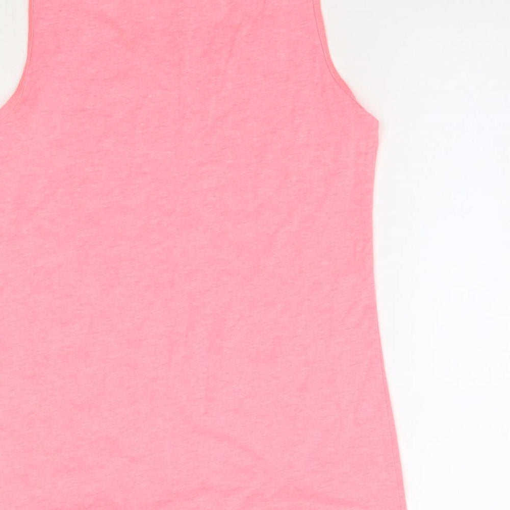 H&M Womens Pink   Basic Tank Size M