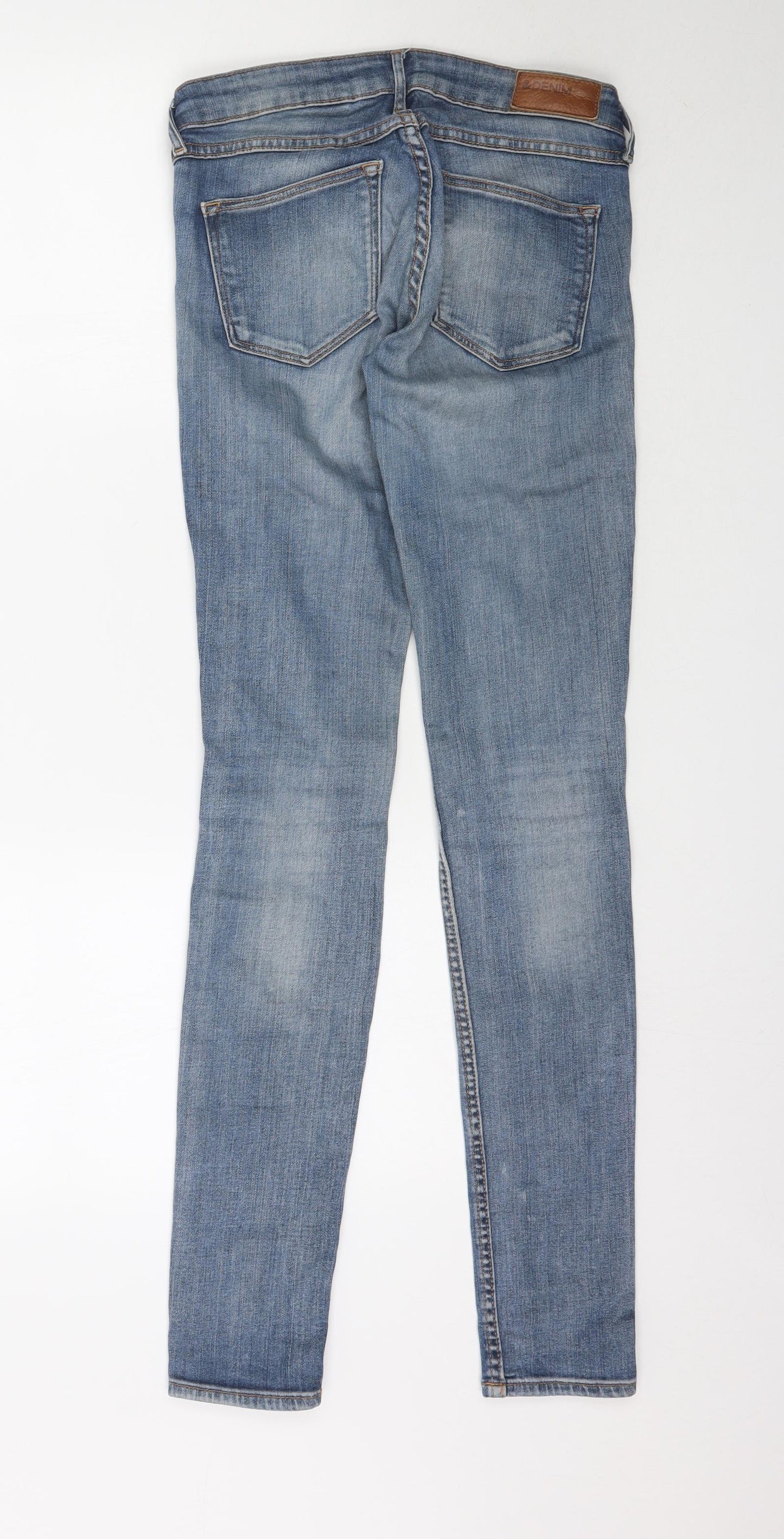 H&M Womens Blue  Denim Skinny Jeans Size 26 in L32 in