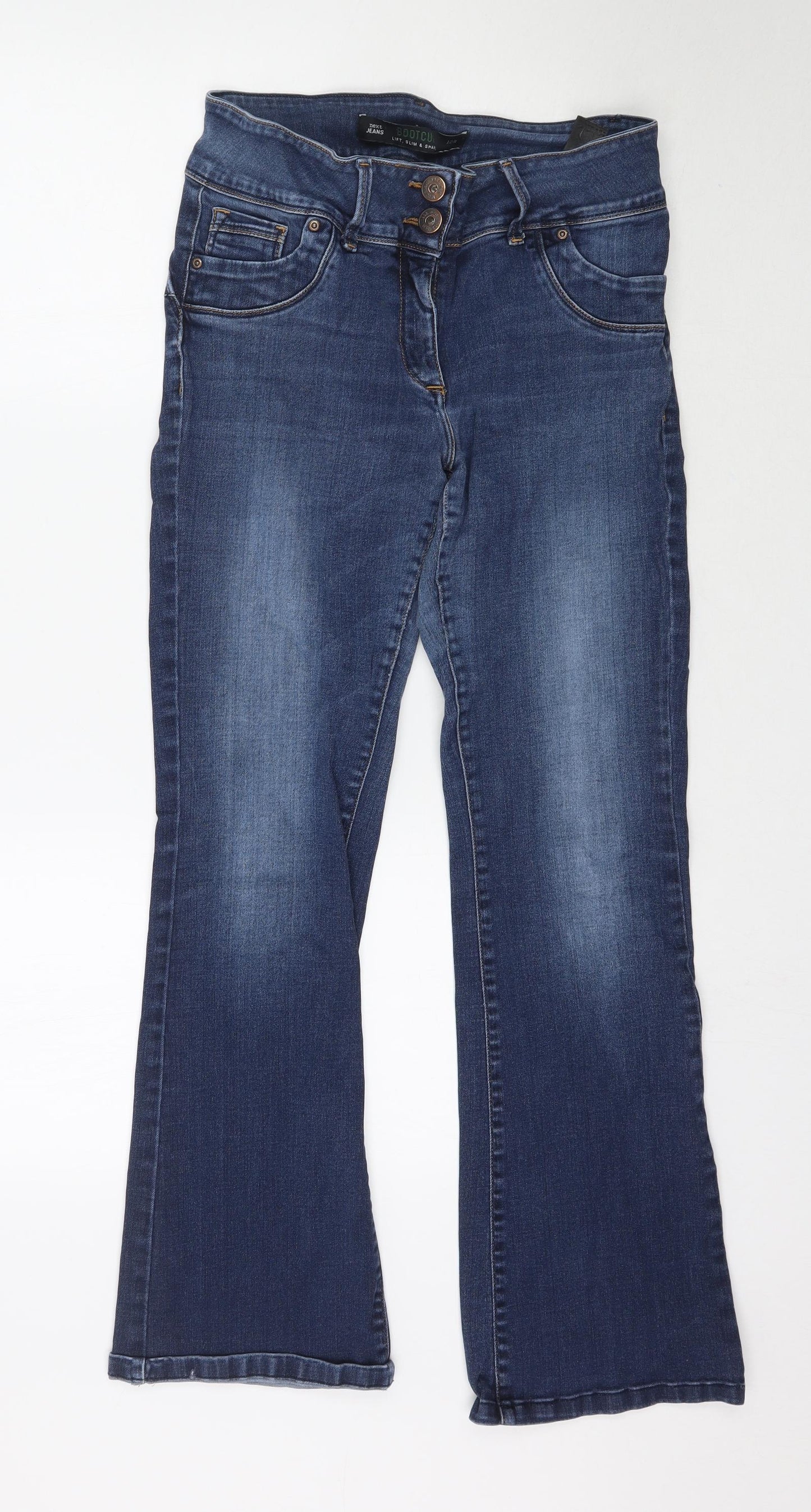 NEXT Womens Blue  Denim Bootcut Jeans Size 12 L30 in